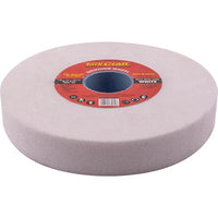 Tork Craft 150mm White Grinding Wheel - 60 Grit Abrasive Bench Grinder Wheel with Bushings