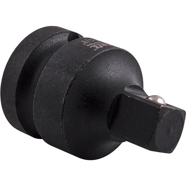 Impact Socket Adapter: 1/2" Female to 3/8" Male, Ball Type. Durable Adapter for Impact Wrenches & Sockets