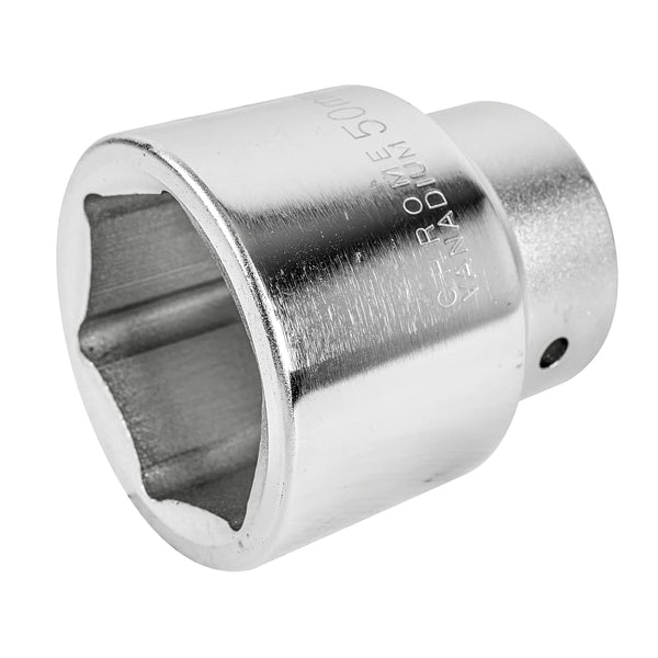 50mm Socket, 1 Inch Drive, CRV Hex Socket - High Quality Tool for Mechanics and Automotive Work