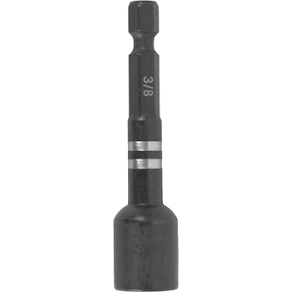 3/8 inch Magnetic Nut Setter Impact Driver Bit | Power Tool Accessory for Electricians & Mechanics