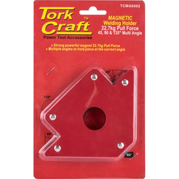 Tork Craft Magnetic Welding Holder 22.7kg Pull 45 90 135 Degree Multi Angle Welding Positioner Strong Magnet Power Tool Accessory