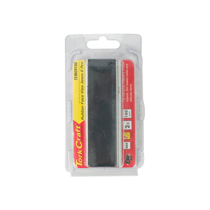 Tork Craft Rubber Face Vise Jaws 100mm - Protect Your Vise & Workpiece