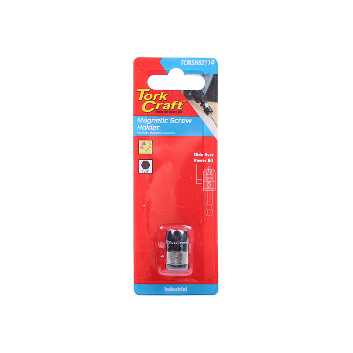 Tork Craft Magnetic Screw Holder - Impact Ready 1/4 inch Hex Universal Drill Bit Magnetic Driver