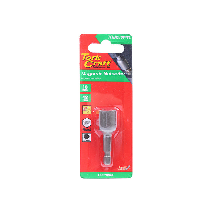Tork Craft Magnetic Nutsetter 10mm: Durable Drill Driver Tool