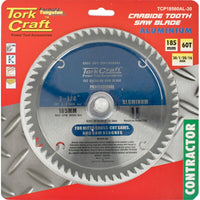 Tork Craft 185mm Aluminum Saw Blade 60T | Circular Saw Blade for Miter Saws