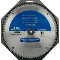 TorkCraft 12-1/2 inch Aluminum Cutting Circular Saw Blade - 315mm 96T - Miter/Crosscut Saw