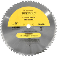 Tork Craft 24 inch TCT Circular Saw Blade - 60 Teeth Professional Wood Cutting Blade