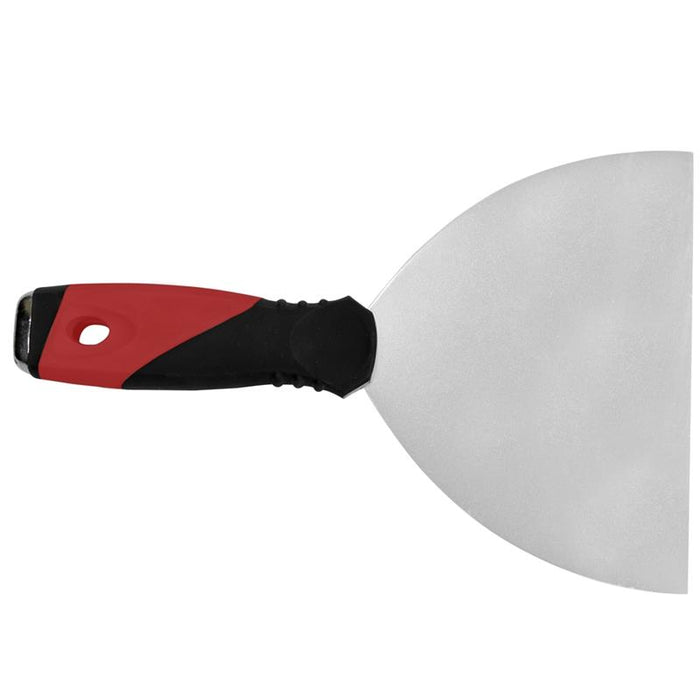 125mm Stainless Steel Putty Knife | Soft Grip, Steel Cap | Chavda.com