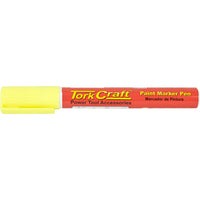 Yellow Paint Marker Pen - TorkCraft Permanent Marker for Metal, Wood, Glass, & More