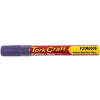 Tork Craft TCPM0008 Purple Paint Marker Pen - Metal, Stone, Glass, Wood Application
