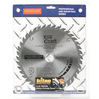 Tork Craft 235mm Circular Saw Blade 40T - Wood Cutting Power Tool Accessory