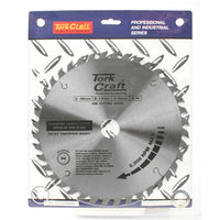 Tork Craft 250mm TCT Circular Saw Blade - 40 Tooth Tungsten Carbide Tip, 6000 RPM - Wood Cutting