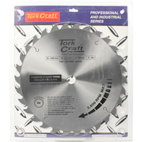 Tork Craft 400mm Saw Blade - 30T Tungsten Carbide Tipped Circular Saw Blade for Wood Cutting - Professional Industrial Series