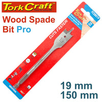 TorkCraft 19mm Wood Spade Drill Bit Pro Series - Fast Cutting for Woodworking & DIY Projects. Superior Performance!