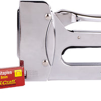 STAPLE GUN 16G 8-12MM H/DUTY T50 WITH 200PC 1.2MMX8MM STAPLES