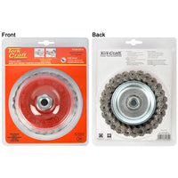 Tork Craft Wire Cup Brush: Stainless Steel, Power Tool Accessory