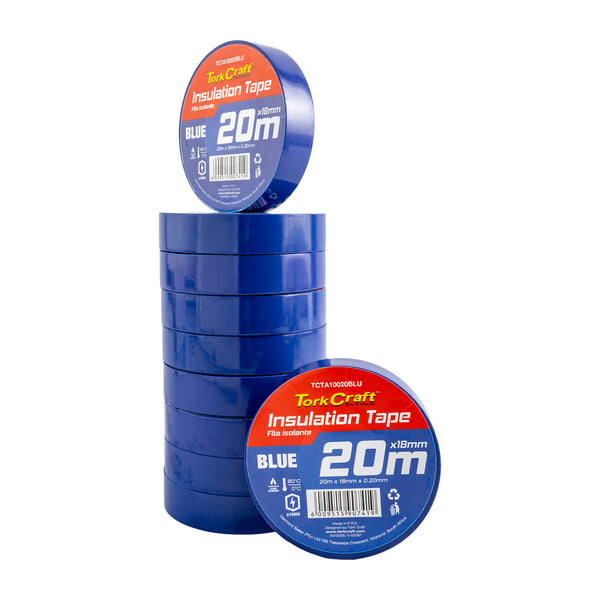 Tork Craft 0.20 Mmx18 Mmx20 M Blue Insulation Tape Tcta10020 Blu