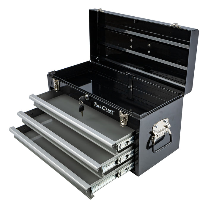 Tork Craft Top Box Empty 3 Drawer And Top Tray 535 X255 X315 Mm Tracktool Box Tctb003