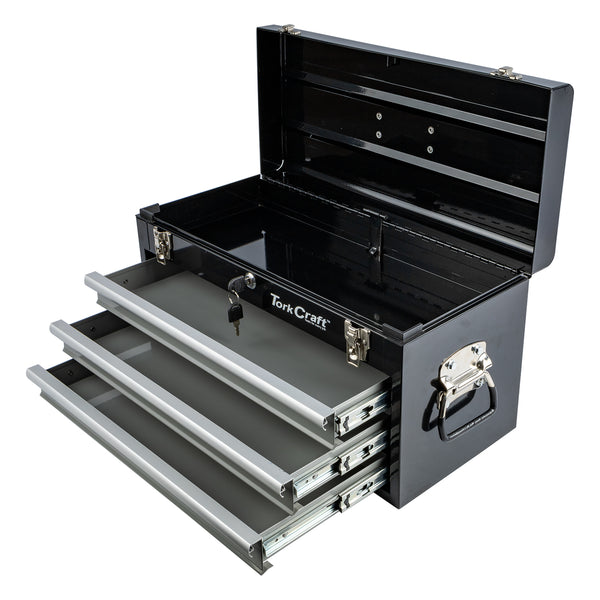 TOP BOX EMPTY 3 DRAWER AND TOP TRAY 535X255X315MM TRACK BOX