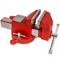 Red Machinist Bench Vise 100mm | Heavy Duty Workshop Tool | Chavda.com