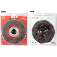Tork Craft Wire Wheel Brush 150 x 25mm for Bench Grinder. Rust & Paint Removal. Heavy Duty Wire Brush, 0.30mm Wire