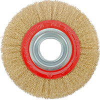 TORK CRAFT : Wire Wheel Brush 150 X 25mm Bench Grinder Bulk : TCW150B