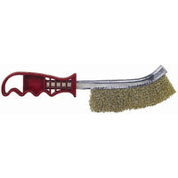 Brass Coated Steel Wire Brush for Rust Removal - Durable Hand Brush