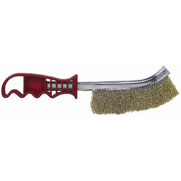 Brass Coated Steel Wire Brush for Rust Removal - Durable Hand Brush