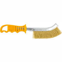Brass Wire Hand Brush - Heavy Duty Cleaning Tool | Rust & Paint Removal | Chavda.com