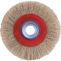 Brass Wire Wheel Brush - 200mm x 25mm - Cleaning, Paint & Rust Removal - Max 4500 RPM