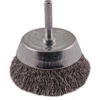 Stainless Steel Wire Cup Brush 63mm with 6mm Shaft | Metal Polishing & Rust Removal