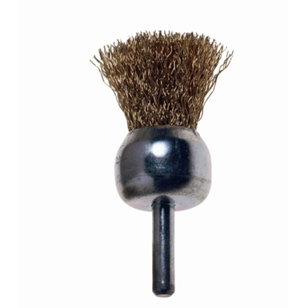 TorkCraft Wire End Brush, 30mm Steel Bristle Brush, 6mm Shaft - Cleaning, Rust Removal
