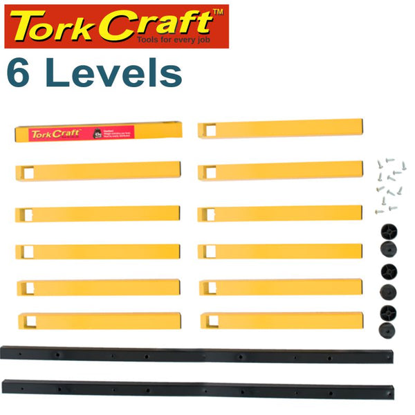 Tork Craft 6 Level Storage Rack for Wood & More - 45KG Max Per Level