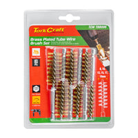 Tork Craft Tube Brush 6 Pc Set Brass Wire 6,35 Mm Hex Shank Tcw Tbb006