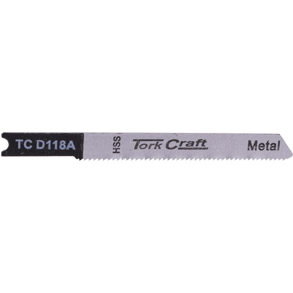 Tork Craft U Shank Jigsaw Blade 21 Tpi Metal 1.2 Mm 2 Pc Tc D118 A 2