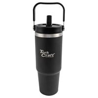 Tork Craft Tork Craft Stainless Steel Travel Tumbler C/W Straw Charcoal 800 Ml Tc Merch004