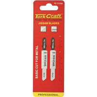 Tork Craft T Shank Jigsaw Blade For Metal 1.2 Mm 21 Tpi 75 Mm 2 Pc Tc T118 A 2