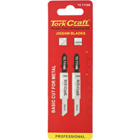 Tork Craft T Shank Jigsaw Blade For Metal 2 Mm 12 Tpi 75 Mm 2 Pc Tc T118 B 2