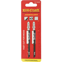 Tork Craft T Shank Jigsaw Blade Fast Cut For Wood 4 Mm 6 Tpi 2 Pc Tc T244 D 2