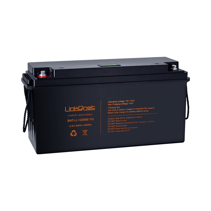 LQ BATTERY PACK NEW LIPO4 12V 200AH LCD BMS.., - BAT-LI-12200E-TG