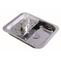 OTHER BRANDS Stainless Steel Tot Drainer (200x160x35mm) - TDS0001 | Glass Drainer Rack, Kitchen Accessory