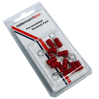 TERMPRPK20 - TERM DISCONNECT FEMALE RED  1DF P/10