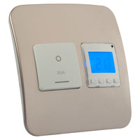 Major Tech 13A Digital Thermo with 20A DP Switch WT/CN (100mmx100mm)  THERMO1WCN