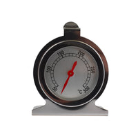 Oven Thermometer on Stand, 50C-300C Stainless Steel.  Accurate Baking & Roasting Temperature Monitoring.