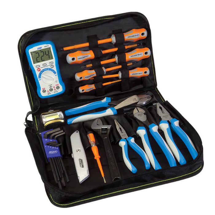 Major Tech Tool Kit with Digital Multimeter | TKE1208 - image 1