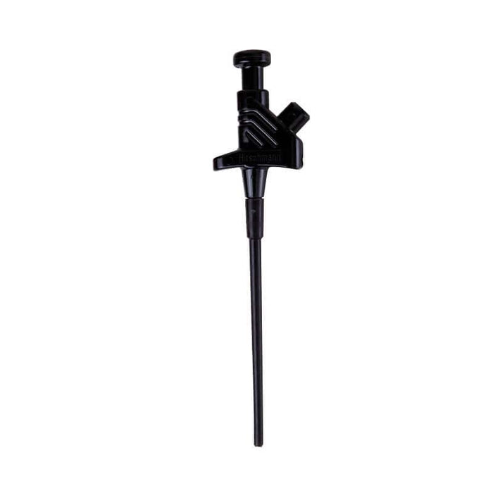 Flexible Shaft with Grip Jaws Black - Hirschmann Compatible 4mm Male Leads