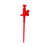 Red Flexible Shaft with Grip Jaws - Compatible with 4mm Male Leads