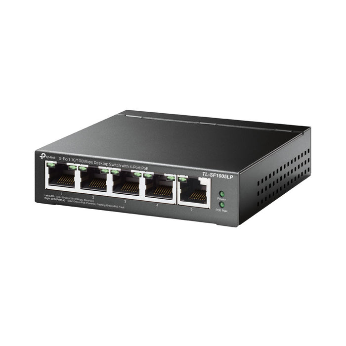 TP-LINK ADV 5-PORT FE SWITCH WITH 4-PORT POE - NET-TL-SF1005LP