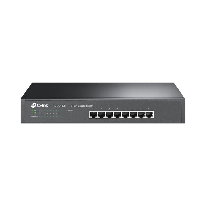 TP-LINK TL-SG1008 8-PORT GIGABIT DESKTOP/RACKMOUNT SWITCH - NET-TL-SG1008
