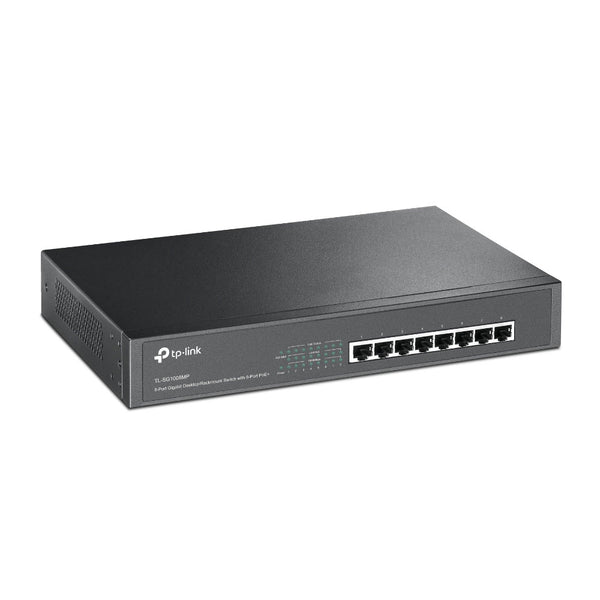 TP-LINK 8-PORT POE+ GIGABIT RACKMOUNT SWITCH - NET-TL-SG1008MP